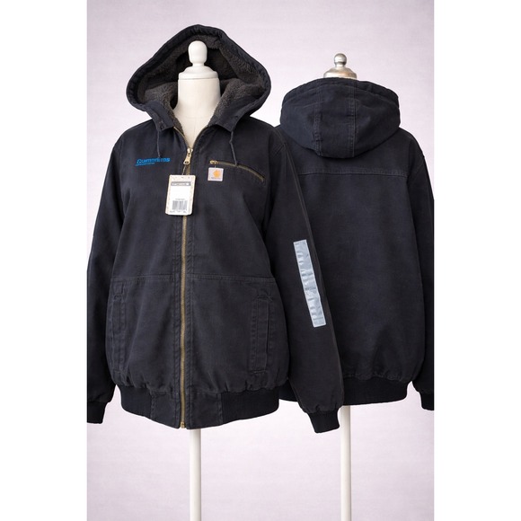 Carhartt Jackets & Blazers - NWT Carhartt Womens XXL Black Sierra Sherpa Lined Hooded Jacket 100815-001